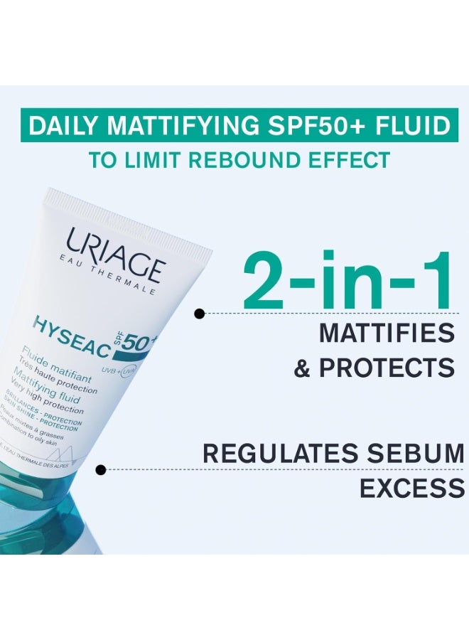 Uriage Hyséac Fluid SPF50+ 50ml - Image 2